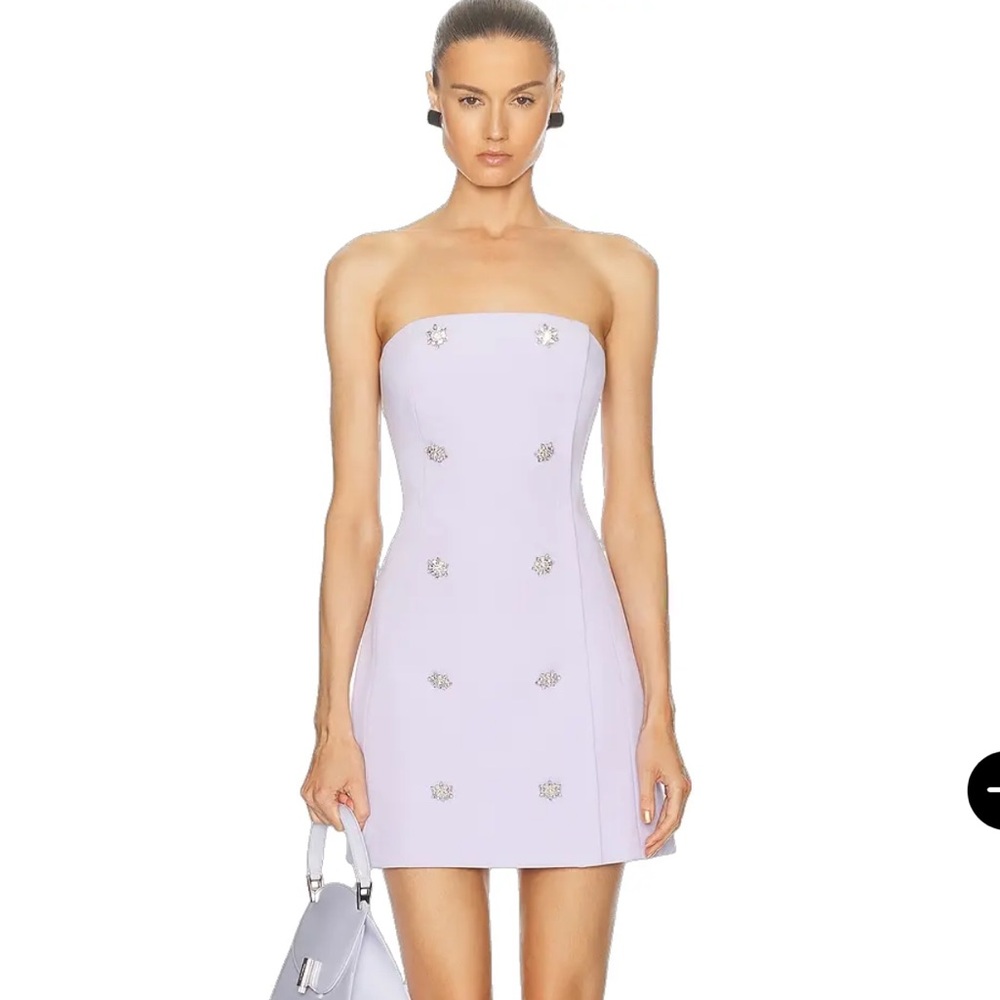 L’agence Strapless Mini dress